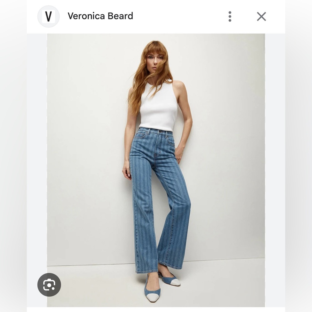 Veronica Beard Blue High Rise Jeans